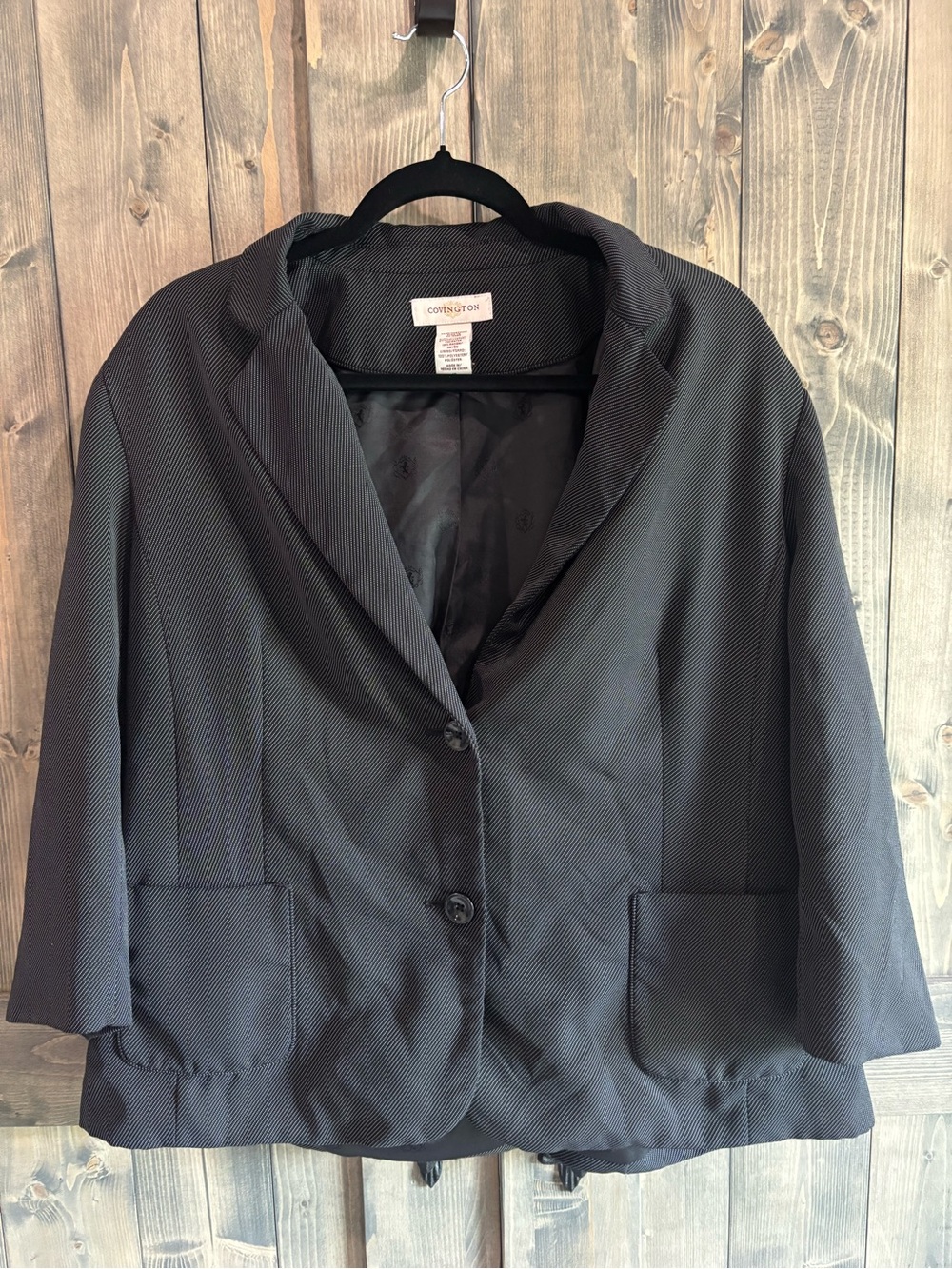 Black Women's Textured Blazer